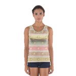 stripes floral designs Sport Tank Top 