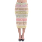 stripes floral designs Midi Pencil Skirt