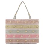 stripes floral designs Zipper Medium Tote Bag