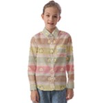 stripes floral designs Kids  Long Sleeve Shirt