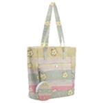 stripes floral designs Everyday Shoulder Bag with Pouch Bag