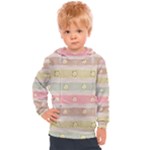 stripes floral designs Kids  Hooded Pullover