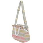 stripes floral designs Rope Handles Shoulder Strap Bag