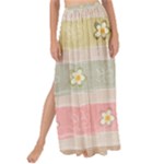 stripes floral designs Maxi Chiffon Tie-Up Sarong