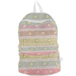 stripes floral designs Foldable Lightweight Backpack