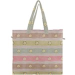 stripes floral designs Canvas Travel Bag