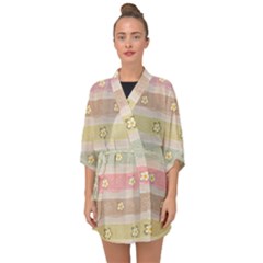 Half Sleeve Chiffon Kimono 