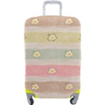 stripes floral designs Luggage Cover (Large)