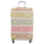 stripes floral designs Luggage Cover (Medium)