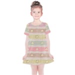 stripes floral designs Kids  Simple Cotton Dress