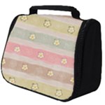 stripes floral designs Full Print Travel Pouch (Big)