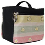 stripes floral designs Make Up Travel Bag (Big)