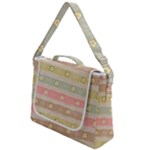 stripes floral designs Box Up Messenger Bag