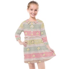 Kids  Quarter Sleeve Shirt Dress 