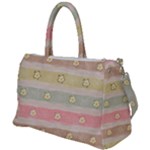 stripes floral designs Duffel Travel Bag