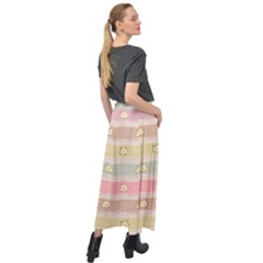 Velour Split Maxi Skirt 