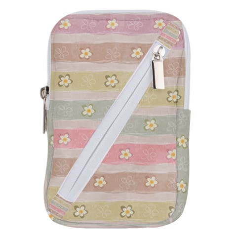 stripes floral designs Belt Pouch Bag (Small) from ArtsNow.com