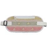 stripes floral designs Rounded Waist Pouch