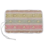 stripes floral designs Pen Storage Case (L)