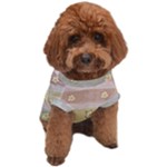 stripes floral designs Dog T-Shirt