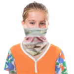 stripes floral designs Face Covering Bandana (Kids)