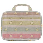 stripes floral designs Travel Toiletry Bag With Hanging Hook