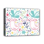 cute bird pattern Deluxe Canvas 16  x 12  (Stretched) 