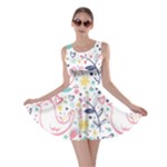 cute bird pattern Skater Dress