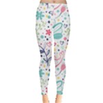 cute bird pattern Everyday Leggings 