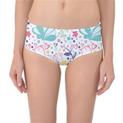 Mid-Waist Bikini Bottoms 