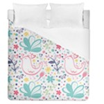 cute bird pattern Duvet Cover (Queen Size)