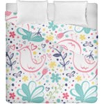 cute bird pattern Duvet Cover Double Side (King Size)