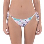 cute bird pattern Reversible Bikini Bottoms