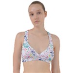 cute bird pattern Sweetheart Sports Bra