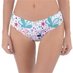 cute bird pattern Reversible Classic Bikini Bottoms