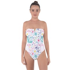 Tie Back One Piece Swimsuit 