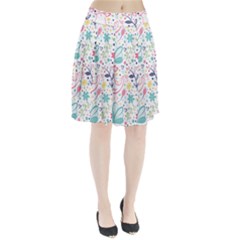 cute bird pattern Pleated Skirt from ArtsNow.com