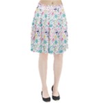 cute bird pattern Pleated Skirt