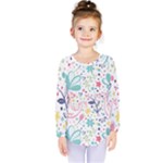 cute bird pattern Kids  Long Sleeve T-Shirt