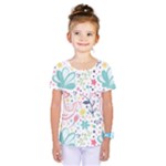 cute bird pattern Kids  One Piece T-Shirt