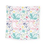 cute bird pattern Square Tapestry (Small)