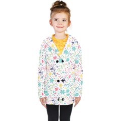 Kids  Double Breasted Button Coat 