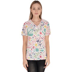 Women s V-Neck Scrub Top 