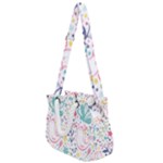 cute bird pattern Rope Handles Shoulder Strap Bag