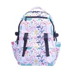 cute bird pattern Carry-on Double Buckle Travel Backpack