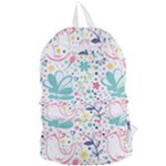 cute bird pattern Foldable Lightweight Backpack