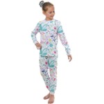 cute bird pattern Kids  Long Sleeve Set 