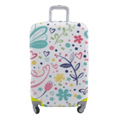 cute bird pattern Luggage Cover (Small) from ArtsNow.com