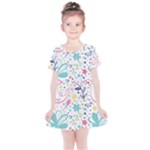 cute bird pattern Kids  Simple Cotton Dress