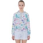 cute bird pattern Women s Tie Up Sweat